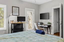 Spacious 3-Story West End Condo | Free Secured Parking | Dedicated Office | Walk to Vanderbilt