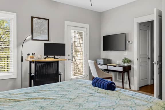 Spacious 3-Story West End Condo | Free Secured Parking | Dedicated Office | Walk to Vanderbilt